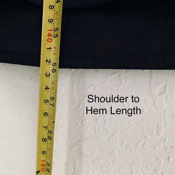 J Crew Maxi Shirtdress L Black Cotton Poplin Tunic Popover Long Sleeve Bungalow - Picture 9 of 13